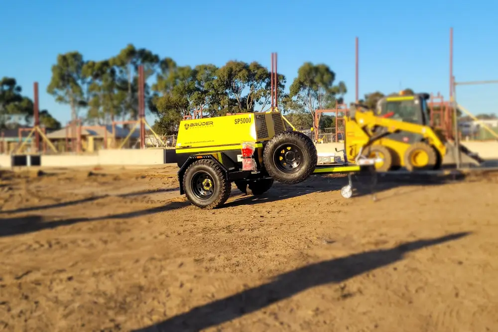 Bruder Australia’s modern SP5000 diesel compressor