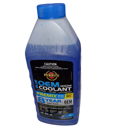 [K01060119] [COOLBLUEPMX001] Penrite Blue Premix Coolant - 1L